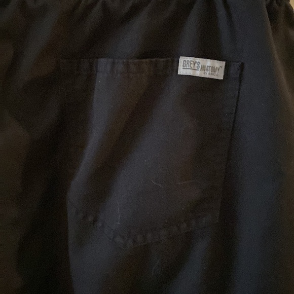 Black Scrub Pants Large - Picture 3 of 3
